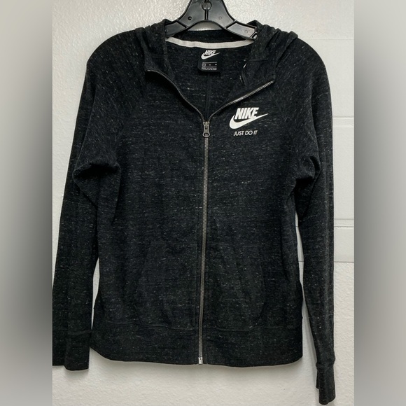 Nike Other - Nike  Girl Charcoal Zip-Up Hoodie